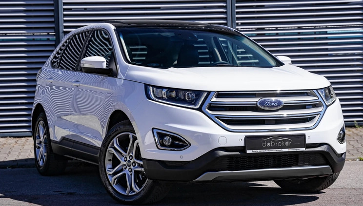 Ford EDGE cena 89900 przebieg: 123624, rok produkcji 2017 z Bieruń małe 667